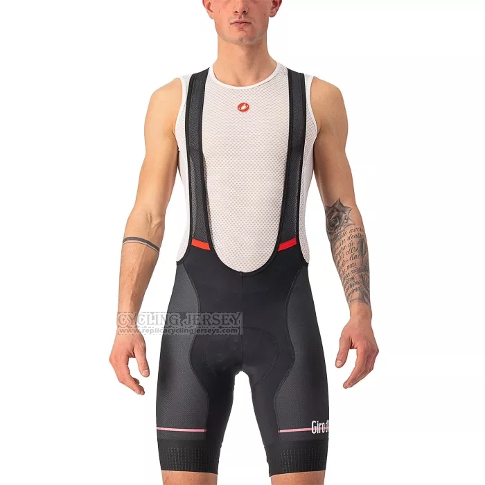 2022 Cycling Jersey Giro d'Italia Light Pink Short Sleeve and Bib Short
